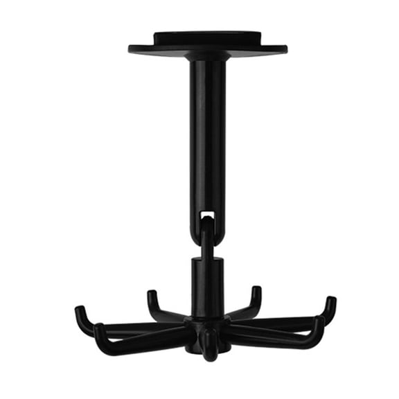 Space Saving 7 Claws Rotating Hook for Kitchen and Bathroom Plastic Swivel Hook