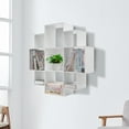 thumbnail image 1 of Space-Saving 9-Cubby Bookcase – 16.5lbs Lightweight, 2.8in Package Thickness, Easy Wall Mount – Ideal for Small Spaces & Home Offices, 1 of 13