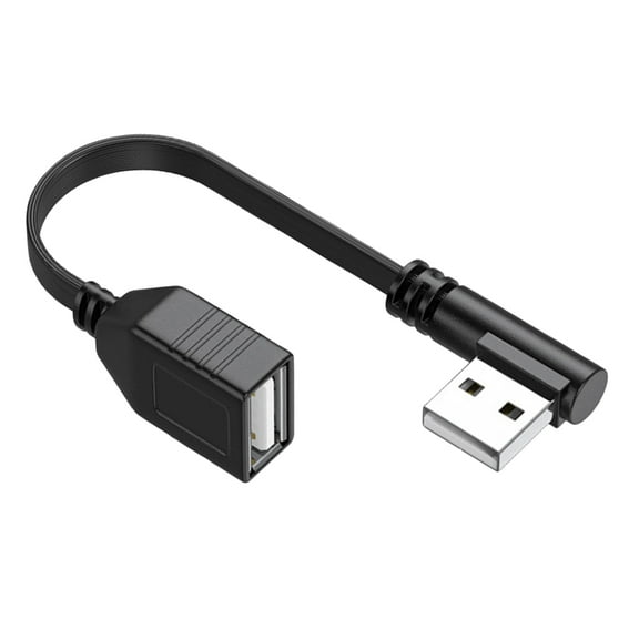 Space Saving 90 Degree USB Extender USB2.0 Extension Cable for Webcam Camera Phone Mouse Keyboard Printer Drive