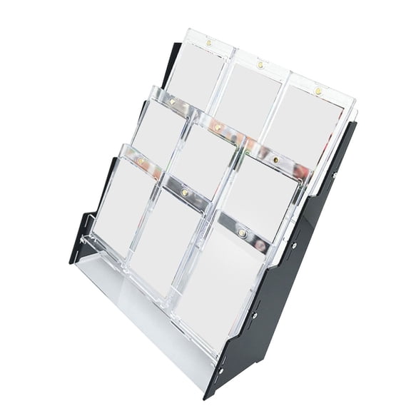 Space Saving Acrylic Card Display Case Baseball Card Organizer for Collectors
