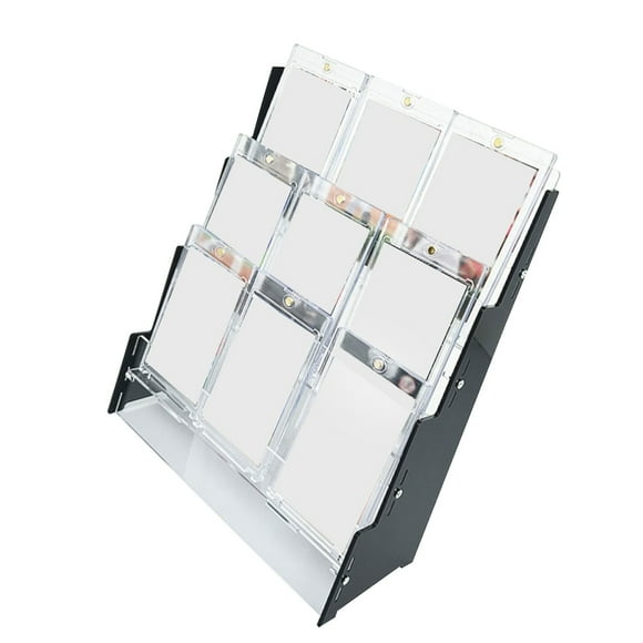 Space Saving Acrylic Card Display Case Baseball Card Organizer for Collectors