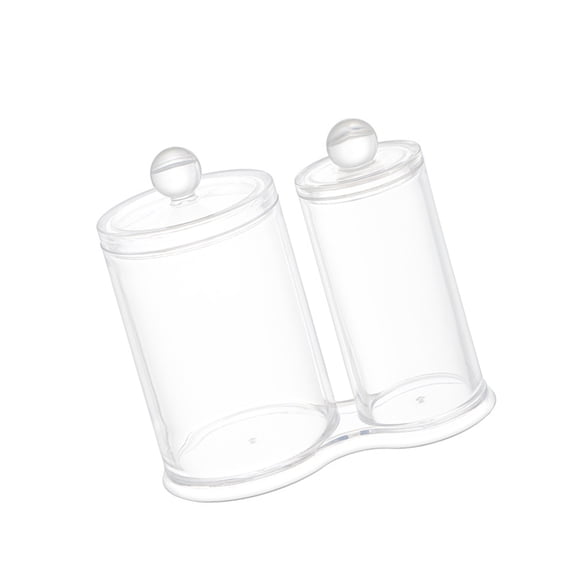 Space Saving Acrylic Storage Container Qtip Holder For Vanity Organization Cotton Pads Swabs Beauty Accessories