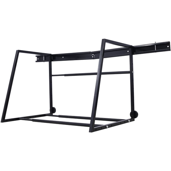 Space Saving Adjustable Garage Wall Multi-Tire Rack Storage for Tires and Wheels, Black Steel, 400 lbs Capacity