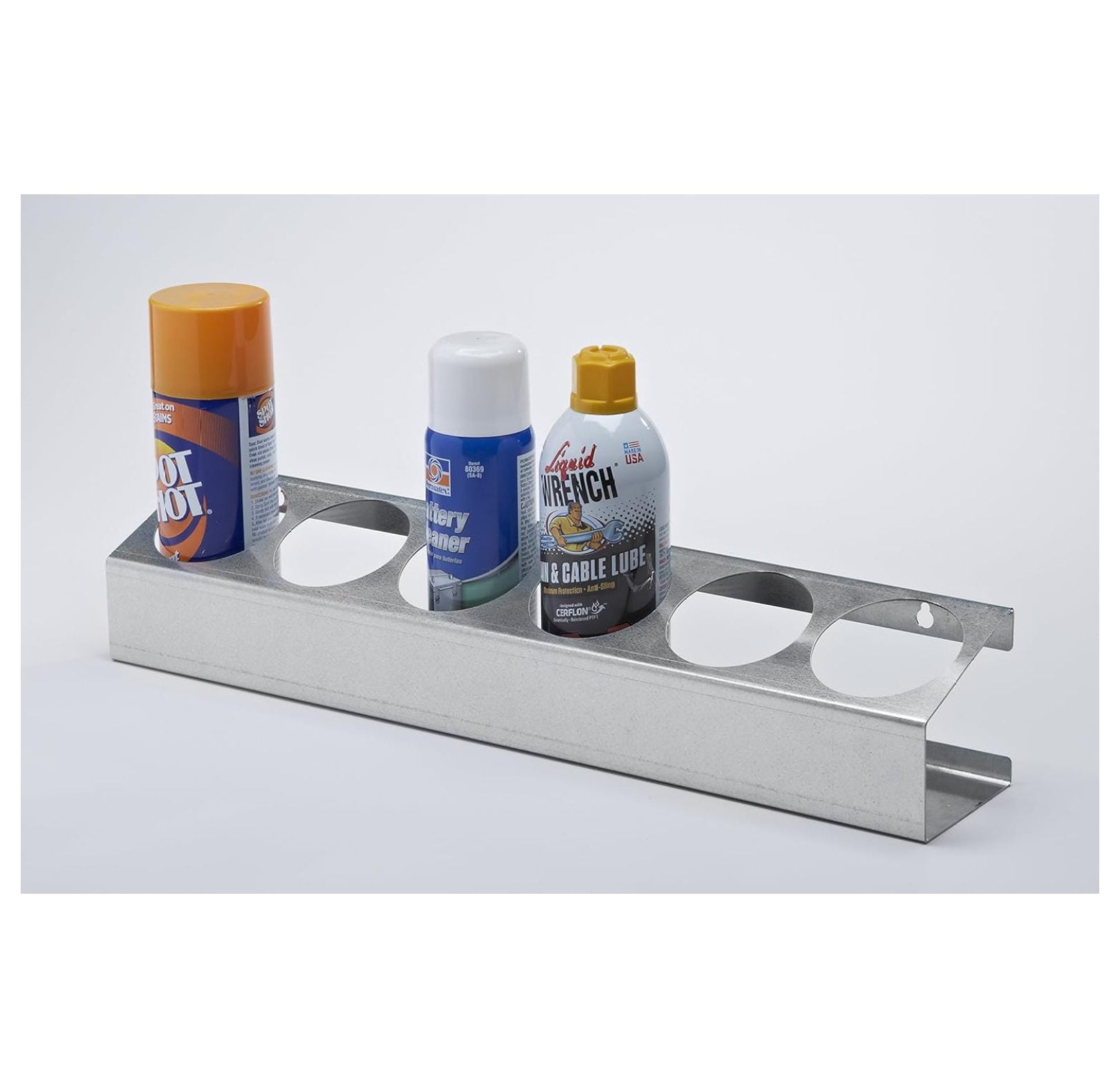 Space Saving Aerosol Spray Paint Can Storage System Rack Shelf