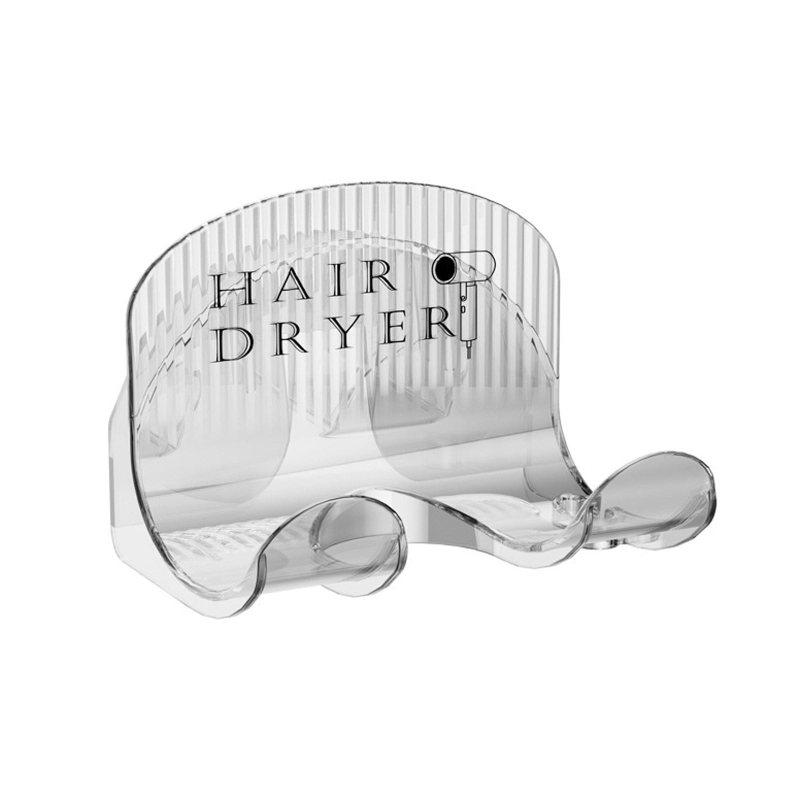 Space Saving Bathroom Hair Dryer Holder Organizer Steel Mount With ...