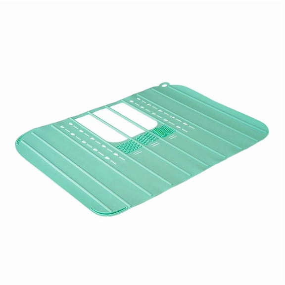 Foldable Sink Cover Mat Space Saving Bathroom Organizer Makeup Brush Cleaning Mat B