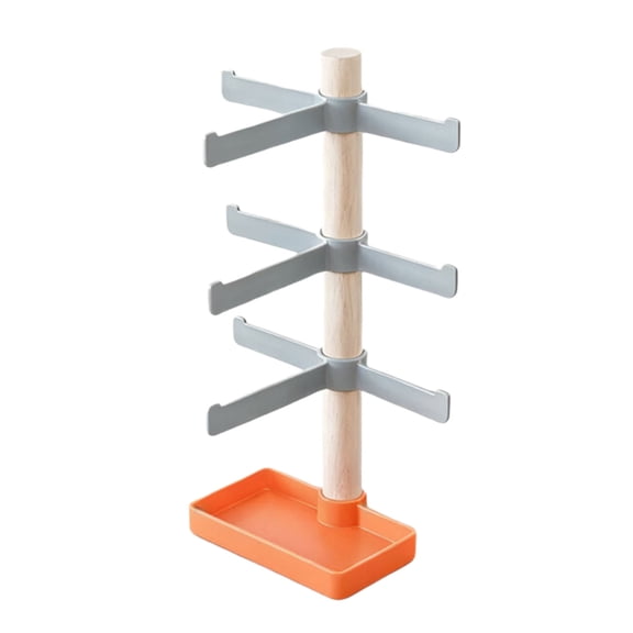 Space Saving Bike Equipment Display Rack For Storing Helmets Sunglasses And Gadgets