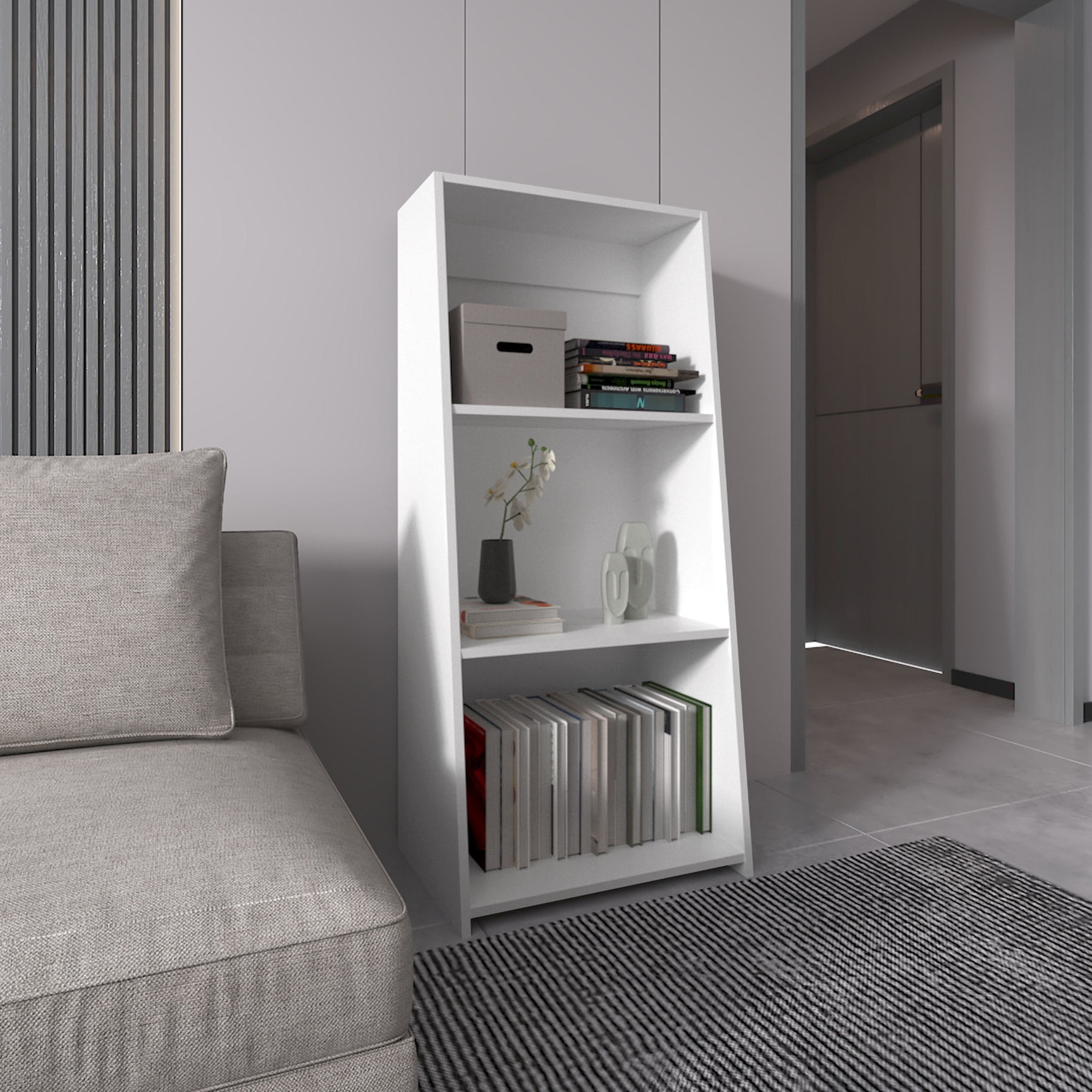 Space-Saving Bookcase / Use in Multiple Rooms / Sleek Lines for Modern ...