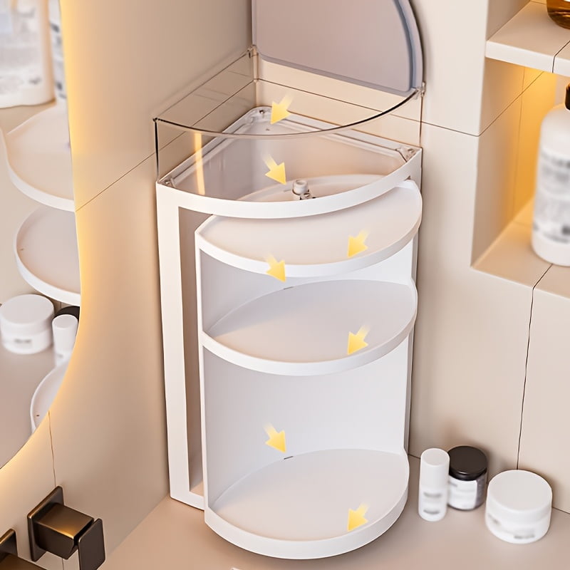 [Space-Saving Cabinet] 3-Layer Wall Mounted Bathroom Storage Cabinet ...