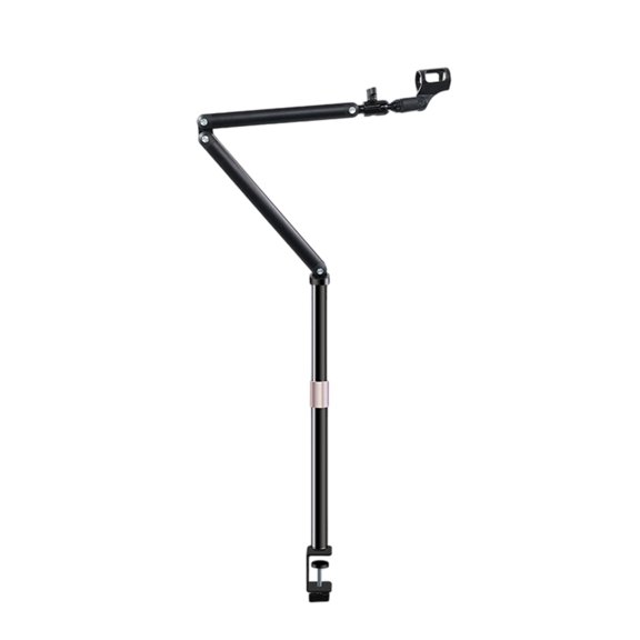 Space Saving Compact Pickup Stand Modifiable Height Rotation Grip for Desk Mount Studio Arrange and Live Broadcasts
