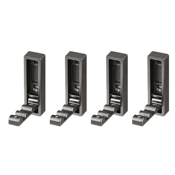 Space Saving Concealed Wall hook Foldable Wall Mounted hook Retractable Wall hook 4pcs for Closet & Bathroom Use