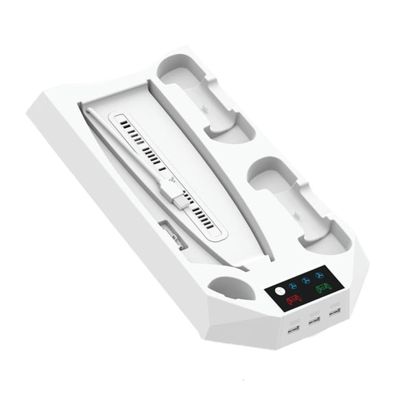 Space Saving Cooling Station Holder with Coolers and Controller Charging Port