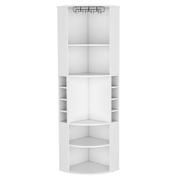 Space-Saving Design & Quality Materials - White Jansen Bar for Home