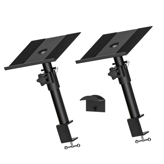 Space Saving Desk Grip Lecturer Stand 40lbs Capacity Steel Construction Against Slip Base