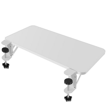 Space-Saving Desk Mount Armrest Shelf Versatile Desk Extension Shelf Table Mount Armrest Shelf Foldable Keyboard Drawer Tray for Office