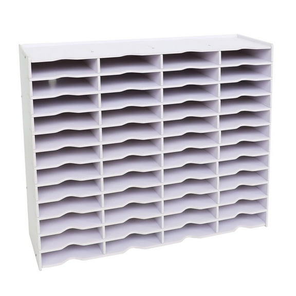 Space Saving Desk Storage Container with Multiple Sections Colorful and Sturdy PVC Organizers for Everyday Use