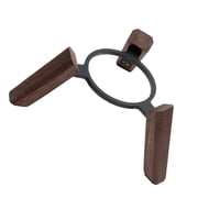 Space-Saving Desktop Display Stand Metal Wood Desktop Holder Bracket for Mini Speakers