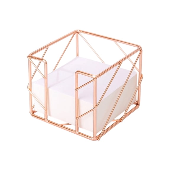 Space Saving Desktop Sticky Note Holder with Hollow Out Design Stationery Writing Tool For Easy Organizing Workspaces
