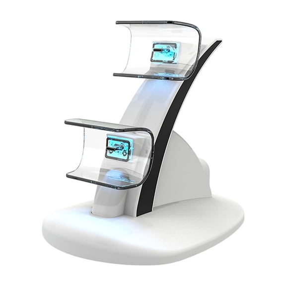 Space Saving Double Port Charging Dock Fast Charging USB C Cable Stable Stand