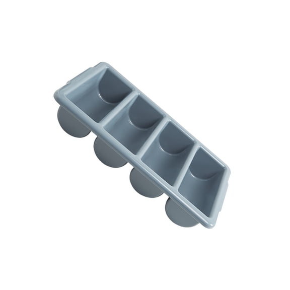 Space Saving Drawer Insert Cutlery Organiser Four Compartment Plastic Box