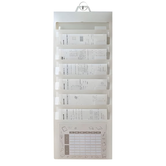 Space Saving Expandable Wall File Solution Ideal For Work Documents Household Important Files