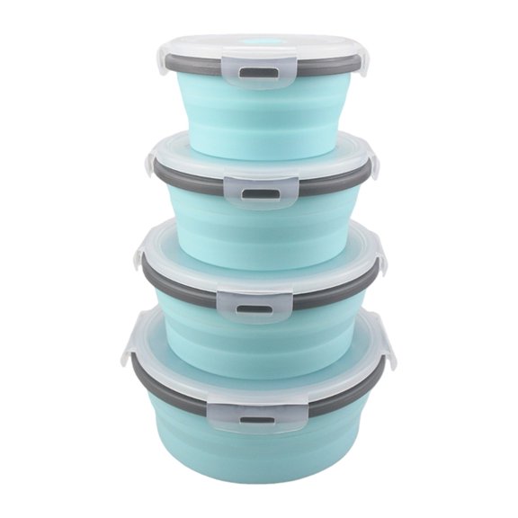 Space Saving Extendable Kitchen Storage Container With Sealed Lid Food Savers