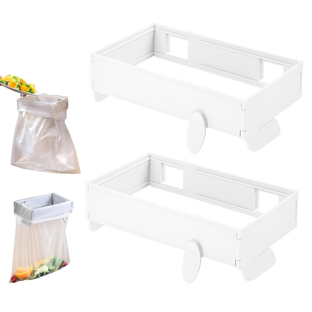 Space Saving Foldable Trash Bag Holder,2026 Upgraded Garbage Bag Holder ...