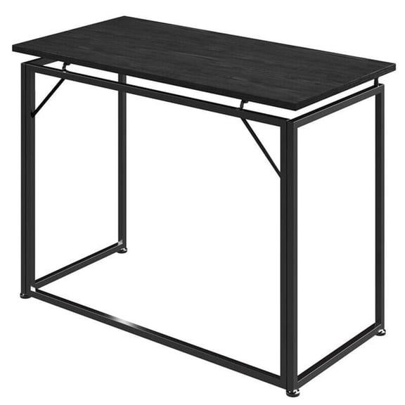 Space Saving Folding Desk, Black