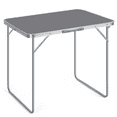 thumbnail image 1 of Space Saving Folding Table, Multi-Purpose Charcoal Gray Card Table for Kitchen, Party, Picnic & Office | Compact & Portable Design, 1 of 10