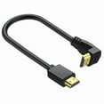 thumbnail image 1 of Space Saving HDMI2.0 Cable Male 90Degree Wire for Wall Mounted TV Clear Display, 1 of 5