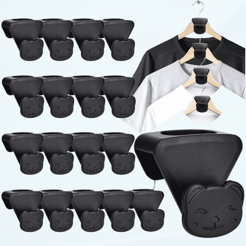 Space Saving Hanger Hooks Clothes Hanger Connector Hooks ASSEENONTV
