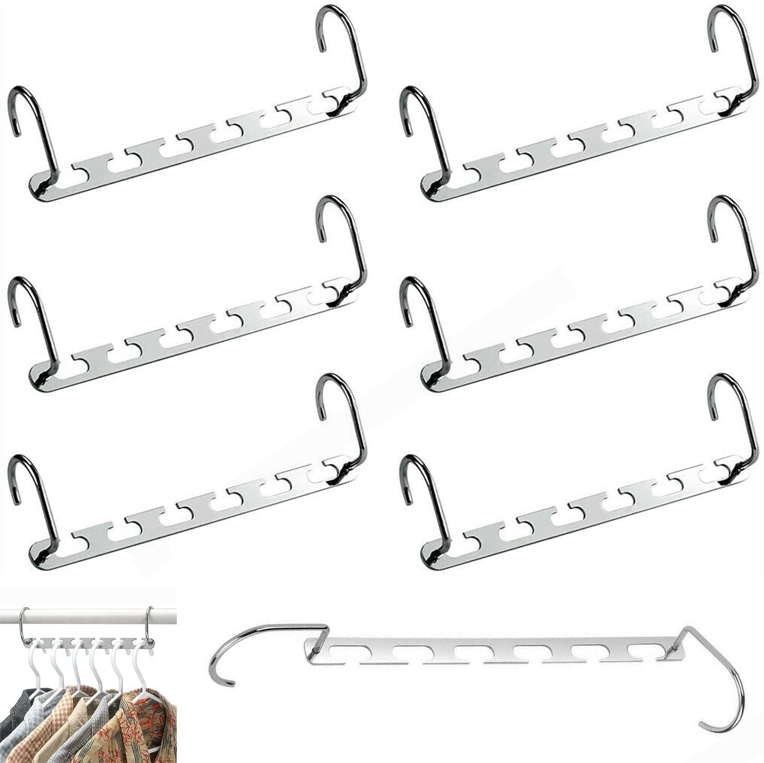 Space Saving Hangers, Clothes Hangers Space Savers Magic Hangers for ...