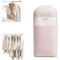 thumbnail image 1 of Space Saving Hanging Garment Bag with Self Compression Zipper, Upgrade Dust Cover Clothes Bags for Down Coat, Closet Organizers Heavy Duty Garment Bag Winter Coat Storage, 1 of 6