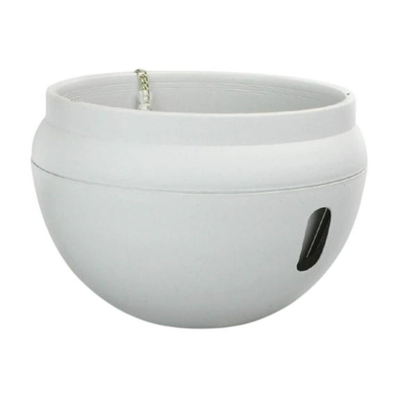 Space Saving Hanging Planter, Decorative Hanging Flower Pot with Hidden Handle and Drain Design, For Indoor Ceiling Outdoor Balcony Garden Display, Home Decor and Plant Lovers