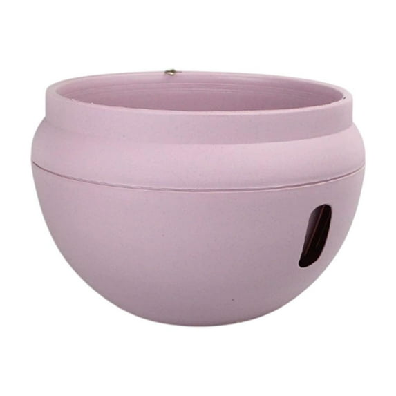 Space Saving Hanging Planter, Decorative Hanging Flower Pot with Hidden Handle and Drain Design, For Indoor Ceiling Outdoor Balcony Garden Display, Home Decor and Plant Lovers