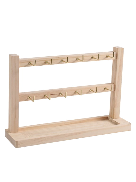 Space Saving Keychain Display Stand Practical Key Rings Exhibition Rack for Keeping Keychains Sorted and Accessible