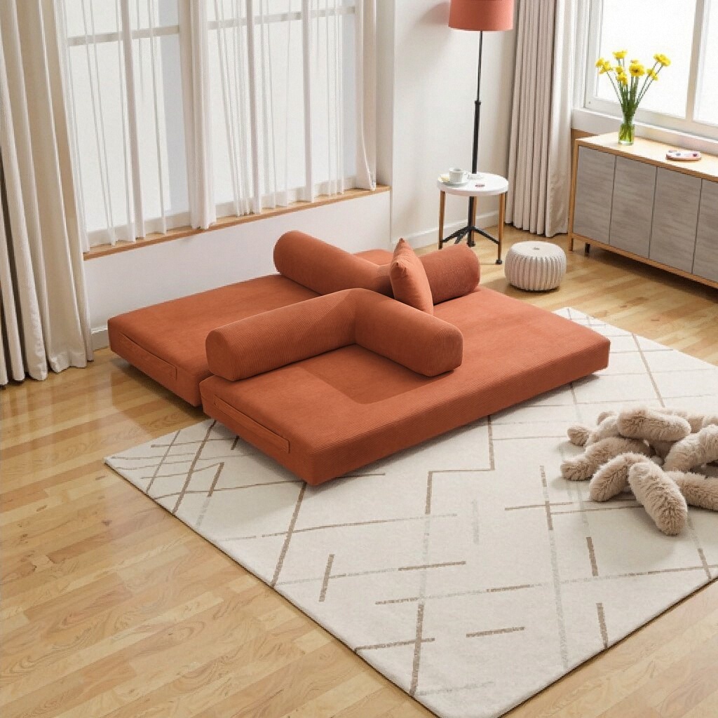 Curated visual reference: Gallery Detail: Space Saving King Size 3 Seater Sleeper Sofa