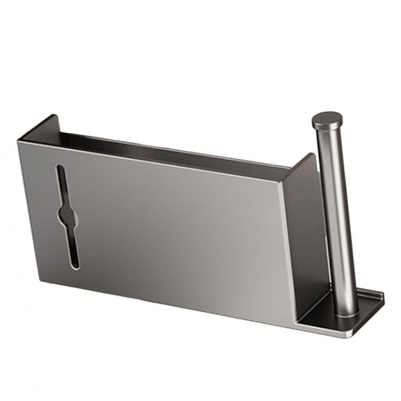 Space Saving Kitchen Cabinet Door Storage Box Wall Mount Organiser for Foil and Plastic Wrap Bathroom Organization Rack