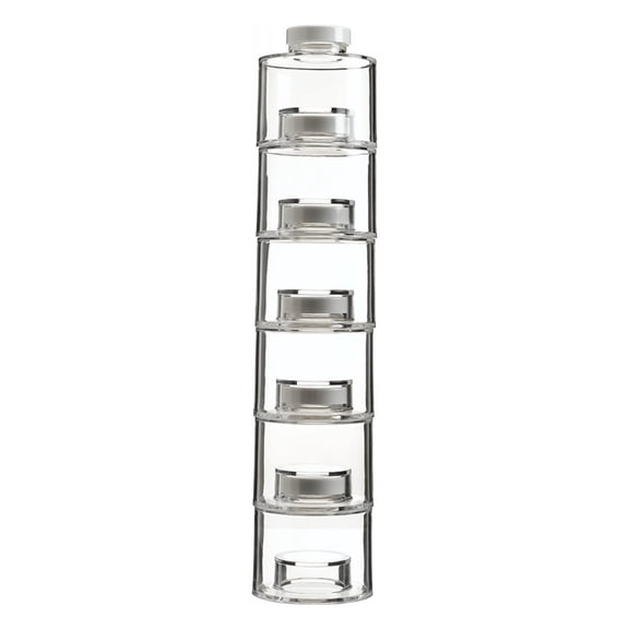 Space Saving Kitchen Storage Containers Clear View Stackable Jars For Seasonings Kitchen Organizers