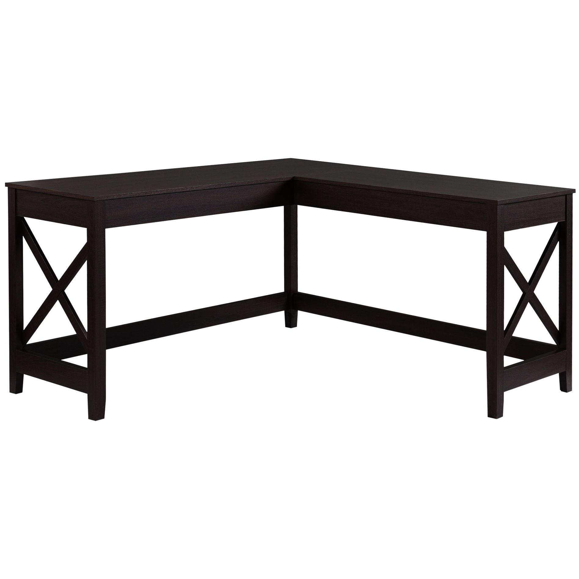 Space-Saving L-Shaped Corner Desk+57-Inch Wide Desktop" - "Home Office ...