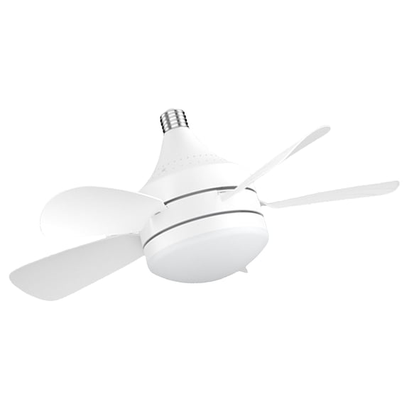 Space Saving LED Light & Ceiling Fan Combination with Strong Airflows Easy Installation 2 In 1 For Household Office Use