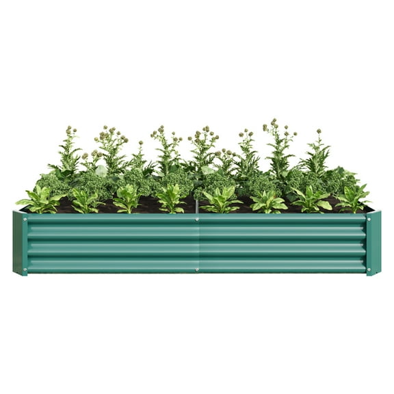 Space-Saving Metal Garden Bed - 631ft Compact Design for Backyard/Patio Planting - Grow Vegetables & Flowers