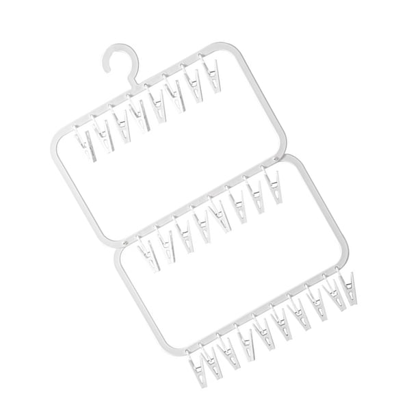 Space Saving Multi Clip Drying Rack Portable Drying Organizers Hanging Rack For Apartments And Small Living Spaces
