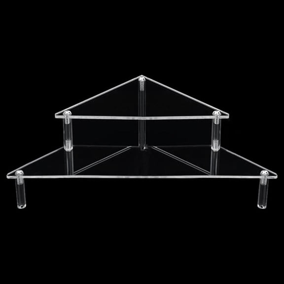 Space Saving Multi Layer Acrylic Shelf for Home and Event Display Cupcakes Stand