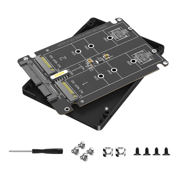2 In1 NGFFs SSDs To SATA3.0 Converters Switches Between 2 M.2 Drive On Single PCBs