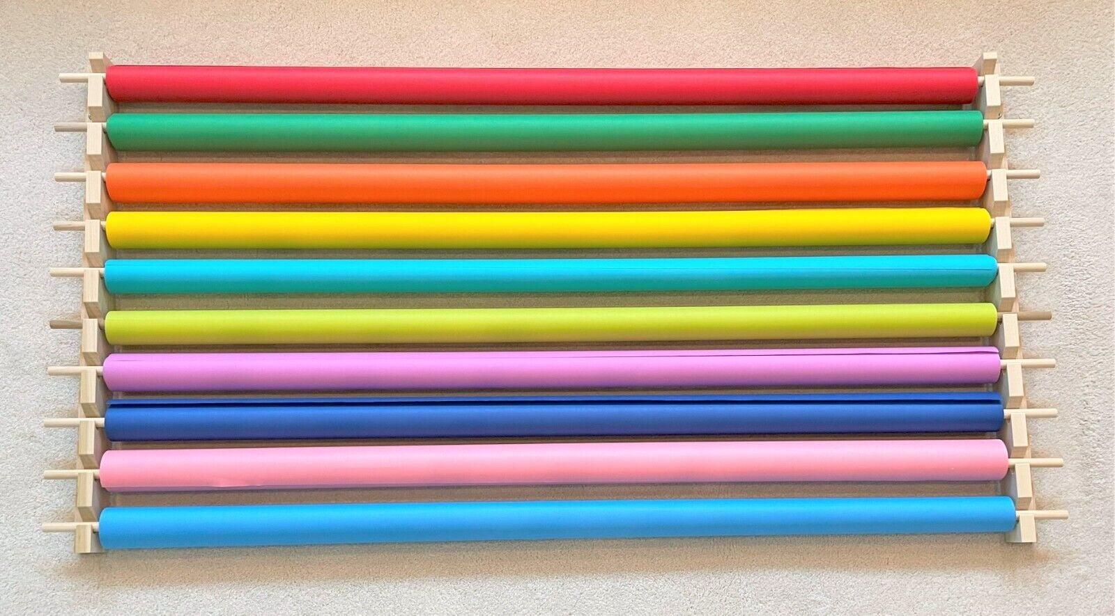 Space-Saving Paper Roll Storage for Fadeless / Bulletin Board Paper. 10 ...