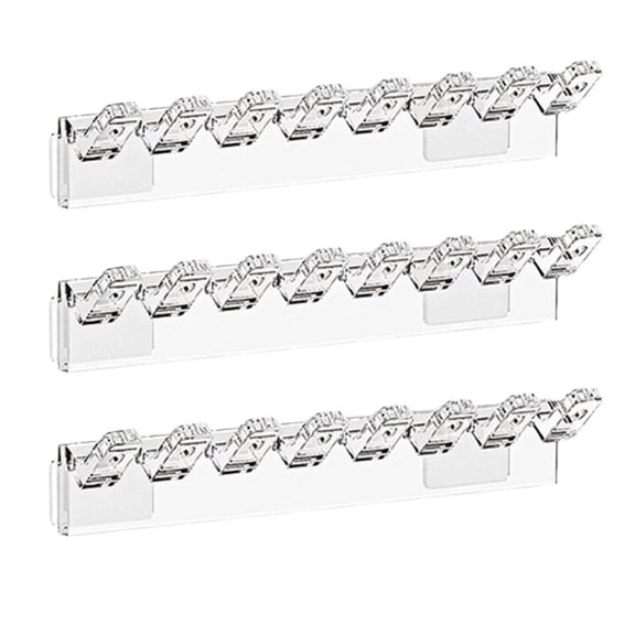 Space-Saving Plastic Organizer 9.5 x 1.5 cm / 3.74" x 0.59" - Compact Slim Storage Solution, Drawer & Desk Divider, Minimalist Small Space Essential, Efficient Clutter Control