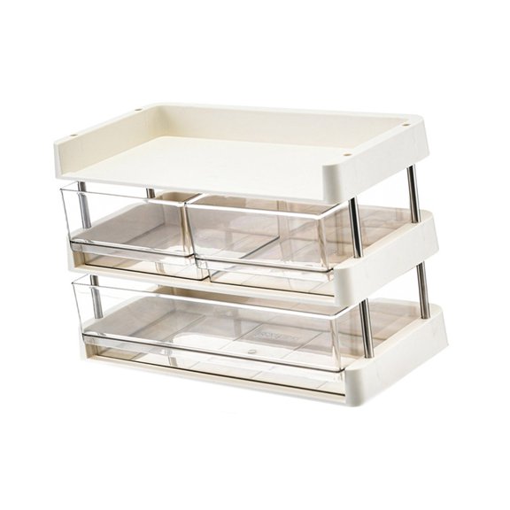 Space Saving Plastic Rack Easy Assemble No Tools Needed For Multiple Rooms