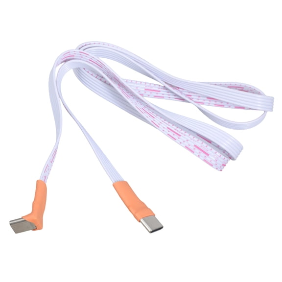 Space Saving Right Angled Type C Male to Male Connector Flat FPC Data Cable 5V 2A Charging for Mobile Devices Tablets