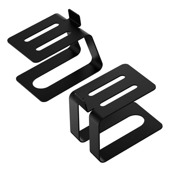 Space Saving Rust tight Soundbar Mounts with Easy Assembly for Crisp Enhancement